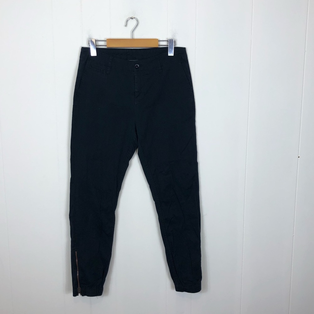 Roots Black Chino‎ Pants Sz 4